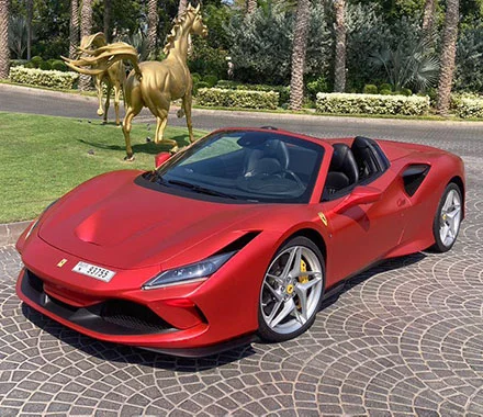 Аренда автомобиля Ferrari F8 Spider в Дубае